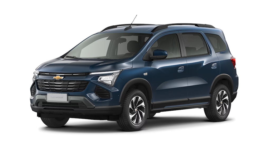 Chevrolet Spin Premier na cor Azul Boreal