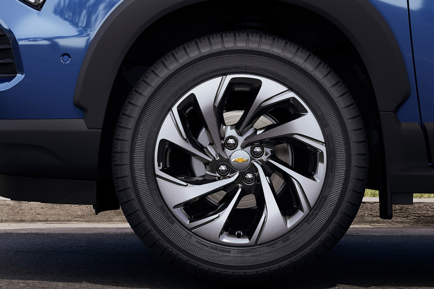 Rodas de liga leve do Chevrolet Spin 2026 com visual esportivo e acabamento refinado